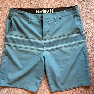 Hurley Teal and Black Boardshorts